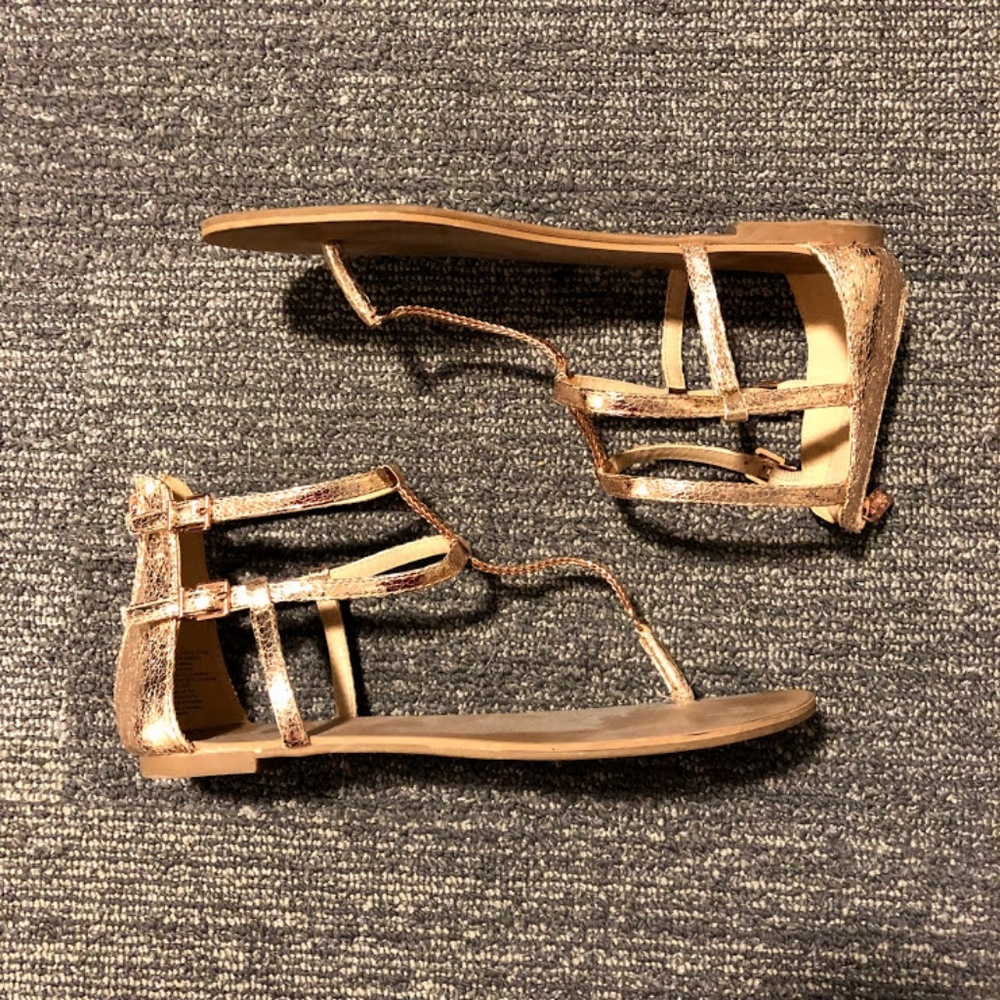 LAST CHANCE! Express Rose Gold gladiator Sandals